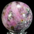 Polished Cobaltoan Calcite Sphere - Congo #63886-1